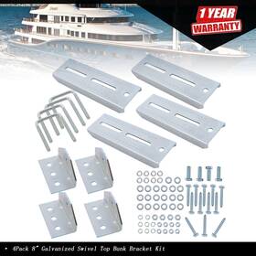Tur794970i Powerpump 4 8 Inch Galvanized Swivel Top Bunk Bracket Kit With Hardware Boat Trailer 2x3