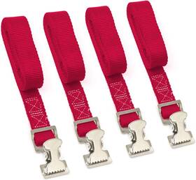 45041-4 Powertye 1in X 4ft Utility Lashing Strap - Made In 1 Inch 4-pack Red