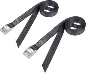 45092-2 Powertye 1in X 8ft Lashing Strap With Cam Buckle - Made In Usa Black