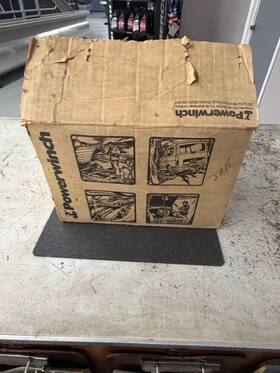 312-c Powerwinch Model 12v Dc Boat Trailer Winch 1000 Lb Capacity Nos