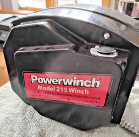 513-539-7215 Powerwinch Model 215 12 Volt Boat Trailer Winch