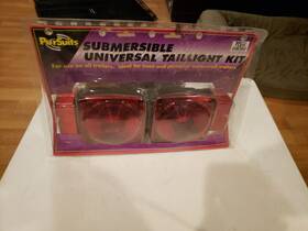 Atl-15 Pursuits New Nos Universal Submersible Taillight Trailer Lighting Kit With 25ft Harness. B