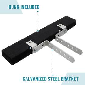 11020079 Racewill Heavy Duty Bunk And Bracket Assembly Adjustable Boat Support For Jon Protect