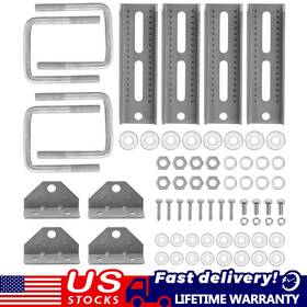 11301011 Racewill 4 8 Inch Galvanized Swivel Top Bunk Bracket Kit With Hardware For 2x3 Boat Trailer