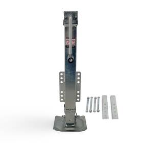 Mjsq-5000b Ram Square 5000lb Boat Trailer Jack Zinc Plated Drop Foot With Mounting Hardware