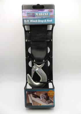 70171 Reese Marine 2 X 15ft Trailer Boat Winch Strap And Snap Hook