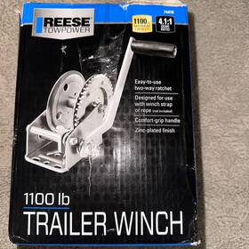 Reese Towpower 016118042283 Trailer Winch 1500 Lb Weight Capacity - 4.1 1 Gear Ratio