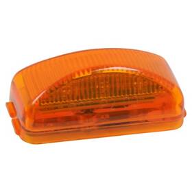 Rp-1559a Roadpro Marker Light 2.5 Inch X 1.25 Amber 6 Le Ds Sealed 2 Plug