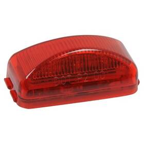 Rp-1559r Roadpro Marker Light 2.5 Inch X 1.25 Red 6 Le Ds Sealed 2 Plug