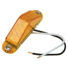 Rp1747a Roadpro Marker Light 3.75 Inch X .75 Amber 2 Le Ds Wire Connection