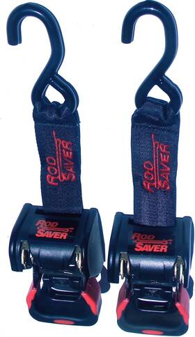 3000.1672 Rod Saver Marine Accessories 40in Boat Retractable Transom Tie-downs Pair