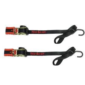Rt50sh Rod Saver Mini Retractable Tie Down With Soft Hook - 50 Inch Pair Upc