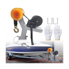 Rtflykay-11 Rtflykay 081904790457 Adjustable Boat Trailer Winch Stand With Roller Fits 3 Inch W X 4 H Draw