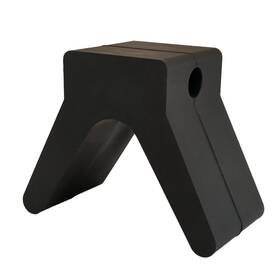 Sailor 664918905019 2 Inch Width X 4 V-span Boat Trailer Bow Stop Non Marking Polyurethane Mounting