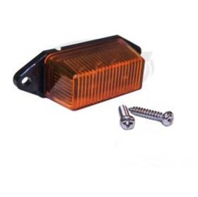 10-344-05-sb Sbt. Led Clearance Dot Light Amber 3 Inch X1 X0.75 Trailer Rv Camper 10-344-05