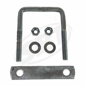 10-431-sb Sbt. Trailer U-bolts With Frame Straps 3-1/ 8 X 3 And 5 Inch Strap 10-431