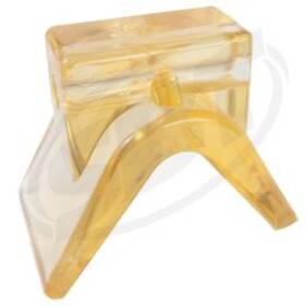 10-553-sb Sbt. Bow Stop Polymer 1/ 2d Shaft 1.5x3 Base 3.5hx4l 10-553