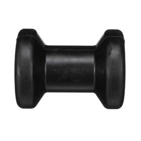 50-56140 Seachoice Molded Spool Roller With Plastic Sleeve Black Rubber 4 Inch Wide 1/2 Id Hole