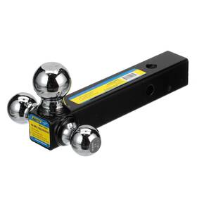 52281 Seachoice Tri-ball Trailer Hitch Fits 1-7/8 Inch 2 And 2-5/16 Balls