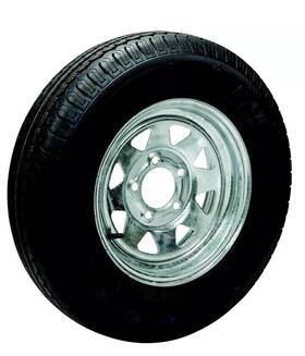 53401 Seachoice 13 Inch Radial Tire And Wheel Assembly 5 Stud Galvanized Spoke