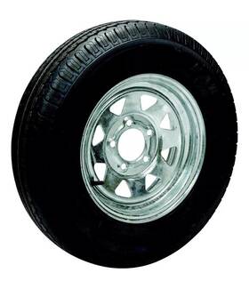 53411 Seachoice 14 Inch Radial Tire And Wheel Assembly 5 Stud Galvanized Spoke