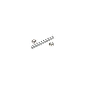 55721 Seachoice Zinc Plated Steel Roller Shaft Includes 2 Pal Nuts
