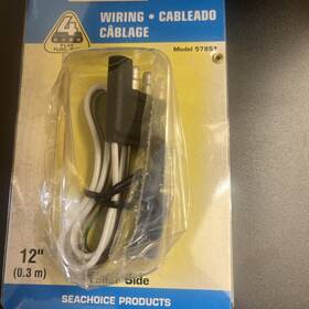 57851 Seachoice Flat 4 Way Trailer Side Wire Connector - 12 Inch Model