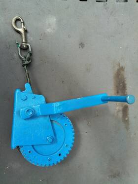 25aa24 Shelby 5404 #5404 Boat Winch 1200 Lb Rated Very Good Condition
