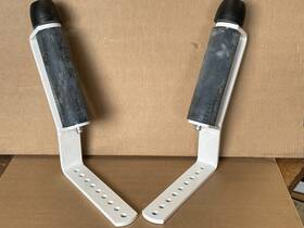 Ss897 Shorelandr Genuine Shorelandftr Roller Load Guide 1 1/2 X3 Frame Set Of 2 White