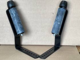 Ssbk897 Shorelandr Genuine Shorelandftr Roller Load Guide 1 1/2 X3 Frame Set Of 2 Black