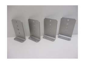 4-t583a Siieec 4 Vertical Pontoon Boat Trailer Bunk Bolster L Brackets / 5 Inch By 8 Aluminum