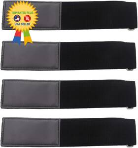 Hs-ladsp-4p Skipwall Reusable Ladder Straps Rack Tie Down 2 X 33 Inches Black