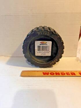 29537 Smith Boat Trailer Wobble Roller 5 Inch Ribbed Style Black New