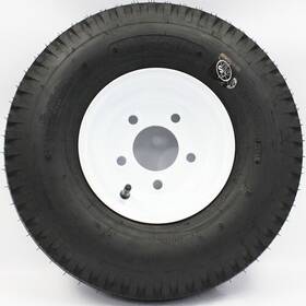Southwest Wheel 6774 Loadstar 5-hole 8 Inch X 3.75 White Trailer And Tire 5.70-8 4 Ply