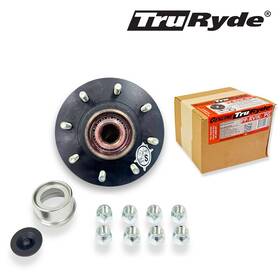 Pgpp-rvik-9pg Southwest Wheel Pre-greased Trailer Hub Kit 8 On 6.5 Inch For 7 000 Lbs Axle 1/2 Stud