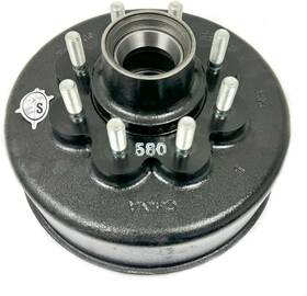 Rvd-8khyb-865-580k Southwest Wheel 8-6.5 Inch Bc 12 Trailer Hub/drum 5/8 Studs For 8 000 Lbs. Lippert Hybrid Axle