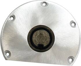 Spm1300750-l1 Springfield Marine 9 Aluminum Post Base Left Flat Side Plug-in Inch Boat Pedestal Mo