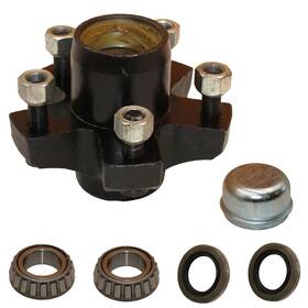 L0bt122e Stevens Lake Parts New Aftermarket Trailer Wheel Hub Kit 5 On 4.5 Inch For 2 000 Lbs Axle