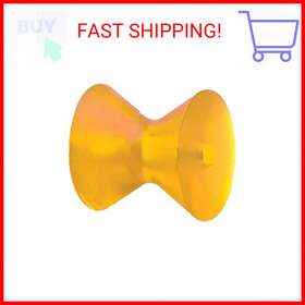 Stoltz 096352004445 4 Marine Bow Roller Stop With 1/2 Shaft - Colors May Vary Yellow Orange Etc