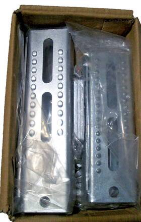25830-4 Sturdy Built 4pc 2 8 Inch 10 Galvanized Bunk Bracket Kit 3 X Boat Trailer B159
