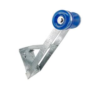 27003 Sturdy Built Boat Trailer Galvanized Winch Seat With Blue Roller And End Caps For Posts