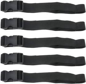 H20200701bc2508 Sydien 5pcs Black Nylon Strap 1 Inch X 47 3.9ft X47