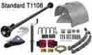 T1108 Rockwell American Utility Trailer Parts Kit 3 500 Lb Single Idler Axle 5 Wide Model S 719975183150