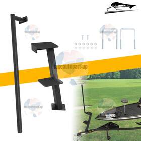 Atsc000006124 Takeautopart-up Dual Step Boat Trailer Steps For The Tongue With Handle Universal Fit Bass
