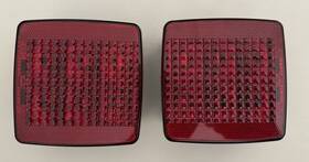 T85-rrlp-1 Tecniq T85-rrrp-1 Pair T85 Led Trailer Tail Lights 4x4 Inch Square T85-rrrp-1/t85-rrlp-1