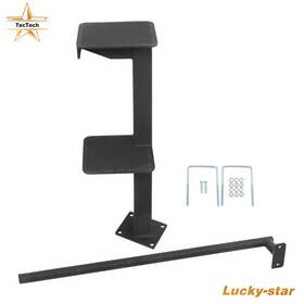 Luc4284292 Tectech Boat Trailer Dual Steps With Universal Handle For Bass Pontoon Hunting Boats