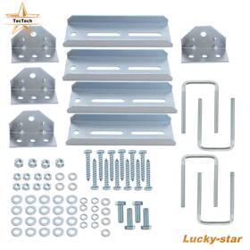 Luc5890005 Tectech 4 8 Inch Galvanized Swivel Top Bunk Bracket Kit With Hardware For 2 3 Boat Trailer
