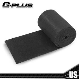 Tianchuan200603018031 Tianchuan 12 Inch X 25ft Black Ribbed Bunk Carpet / Marine Boat Trailer Runners Outdoor