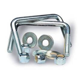 Tie Down 081628862065 Zinc Plated Trailer U-bolts 1/2 Inch 3-1/8 W X 4 L