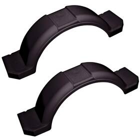 44331n-2 Tie Down Trailer Fenders 14-15 Inch Wheel Black Plastic